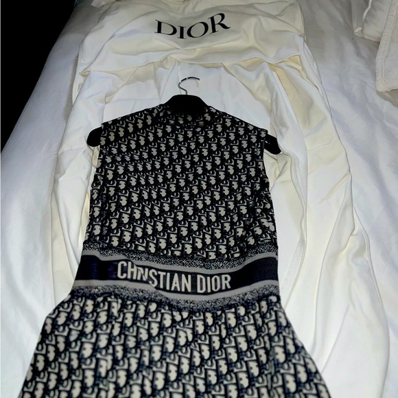 2022 DIOR Grey/Black Oblique Logo
Scuba Mini Dress XS/Extra Small - Picture 1 of 3